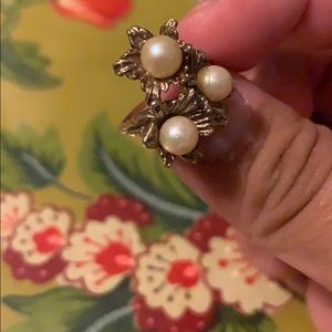 Antic gold plated sterling